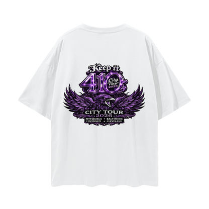 "2026 BAL City Tour" Loose Drop Shoulder T-shirt