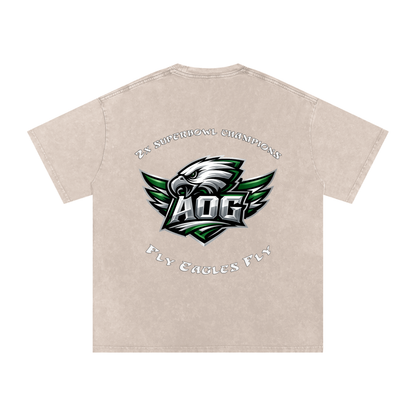 "SB26"Snow Washed Oversized T-Shirt