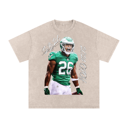 "SB26"Snow Washed Oversized T-Shirt