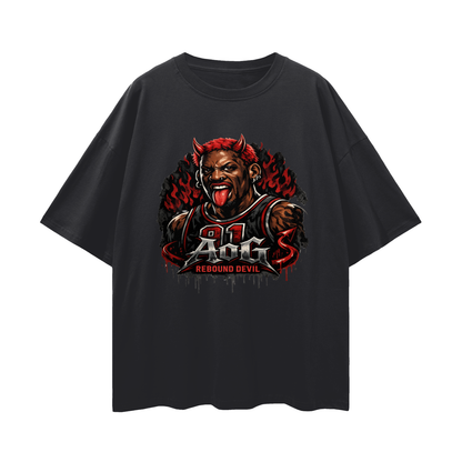 "Rebound Devil" Drop shoulder T-Shirt