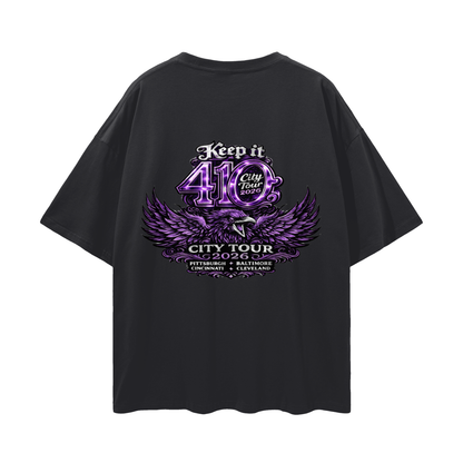 "2026 BAL City Tour" Loose Drop Shoulder T-shirt