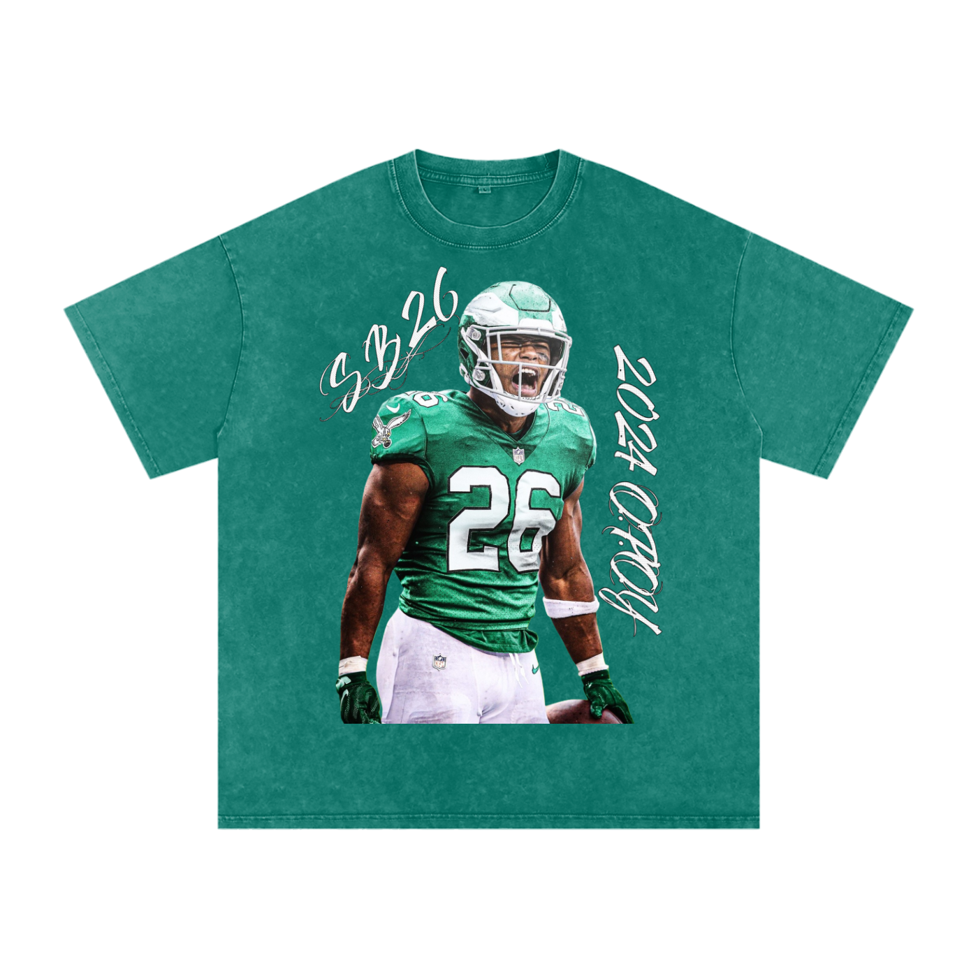 "SB26"Snow Washed Oversized T-Shirt