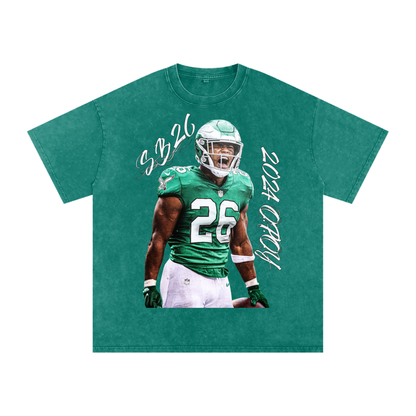 "SB26"Snow Washed Oversized T-Shirt