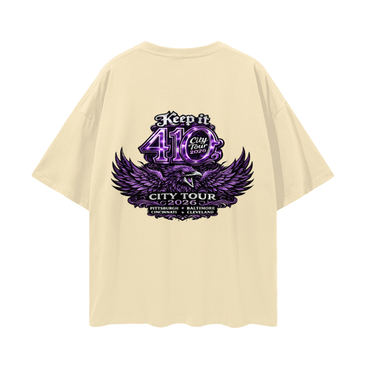 "2026 BAL City Tour" Loose Drop Shoulder T-shirt