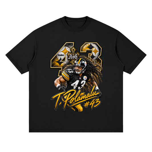 "TP43 Legend"Unisex Loose Drop Shoulder T-Shirt