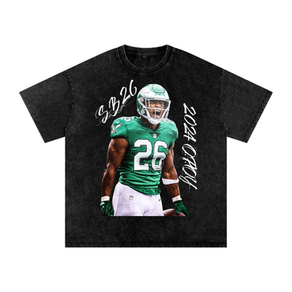 "SB26"Snow Washed Oversized T-Shirt